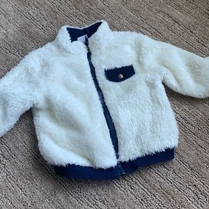 Gymboree white coat size 18-24 months! Very soft